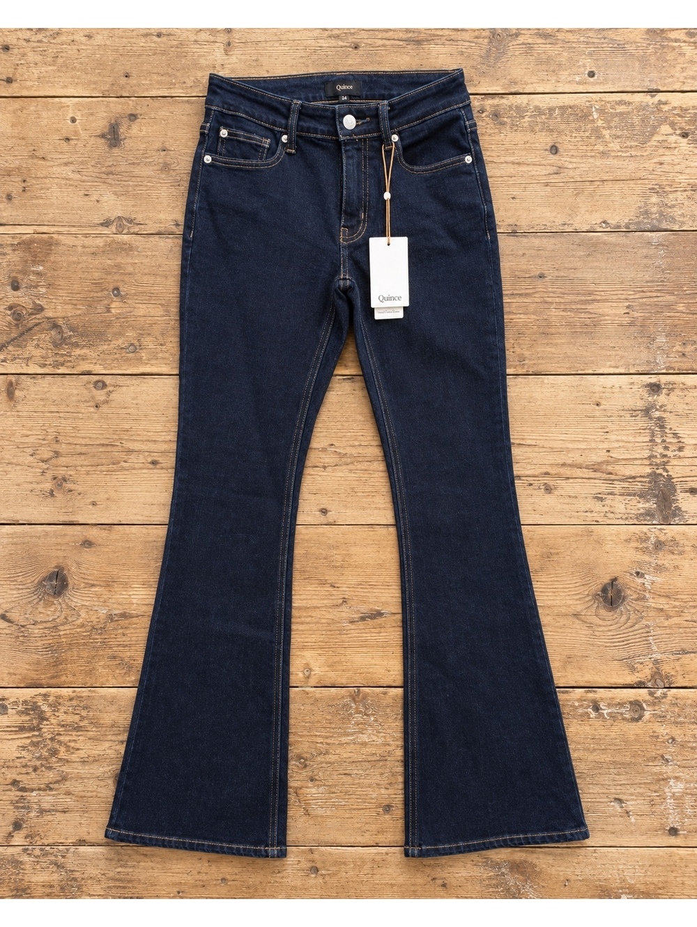 NWT  Quince Flare Jeans - size 24 waist